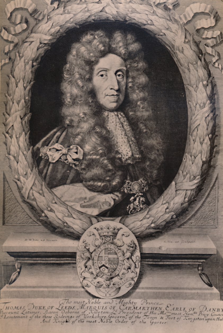 Thomas Osborne, 1º Duque de Leeds, estadista inglês, c1694 1894 de Robert White