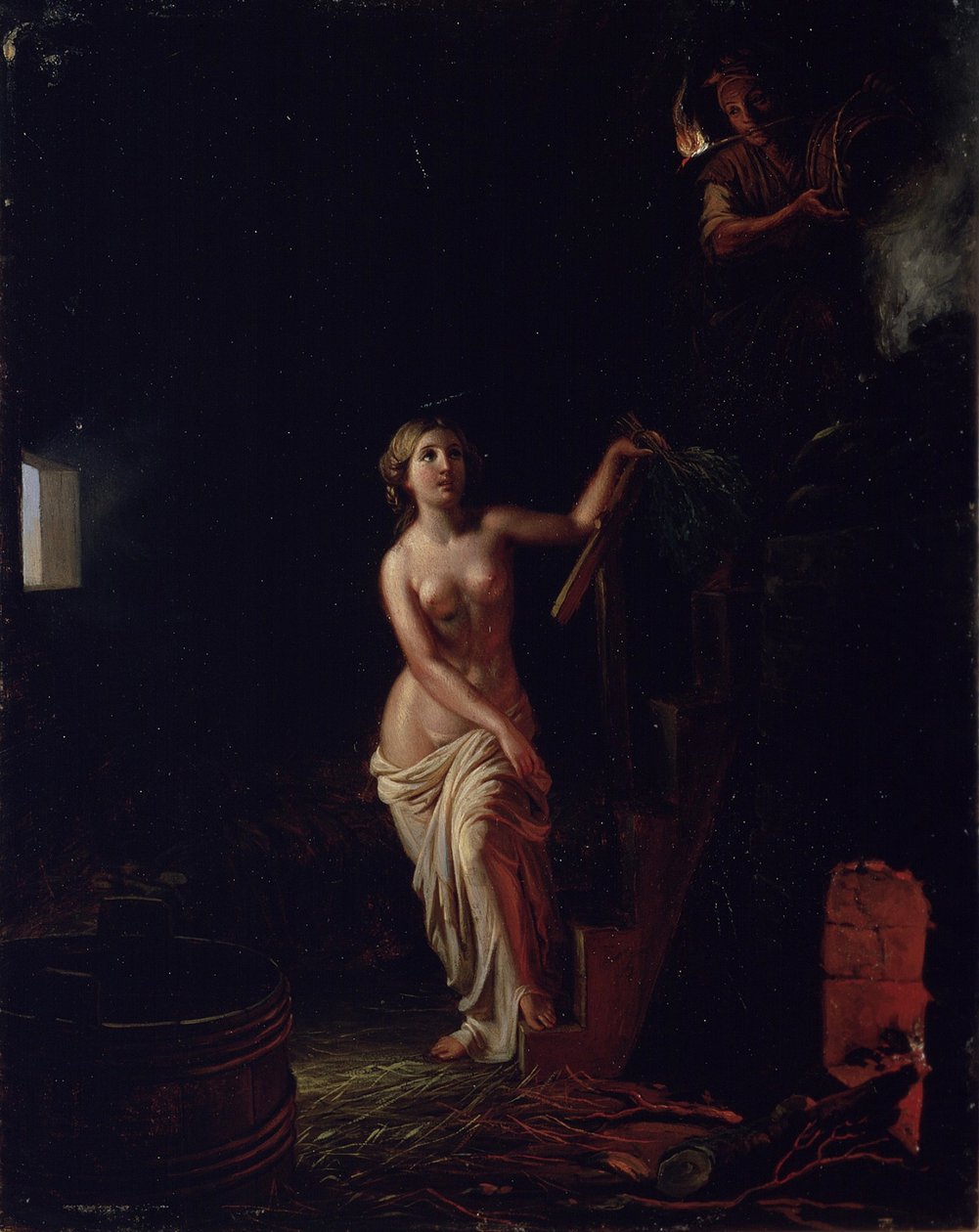 Sauna nupcial, antes de 1866 de Robert Wilhelm Ekman