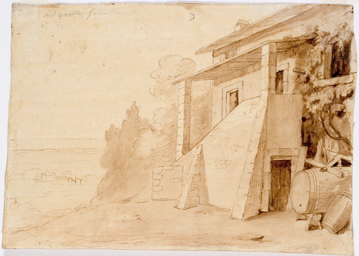 Paisagem, Grottaferrata de Robert Wilhelm Ekman