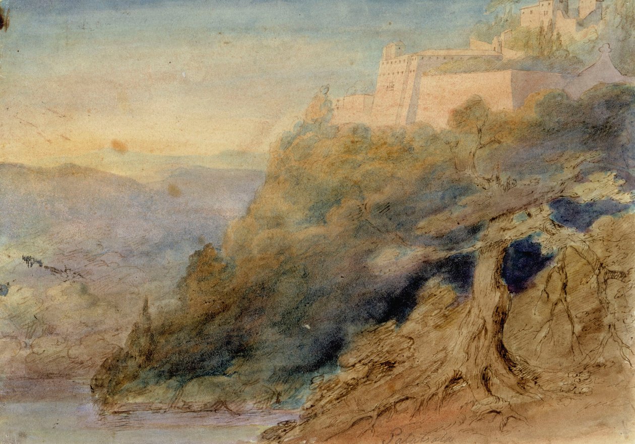 Palazzolo, paisagem italiana de Robert Wilhelm Ekman