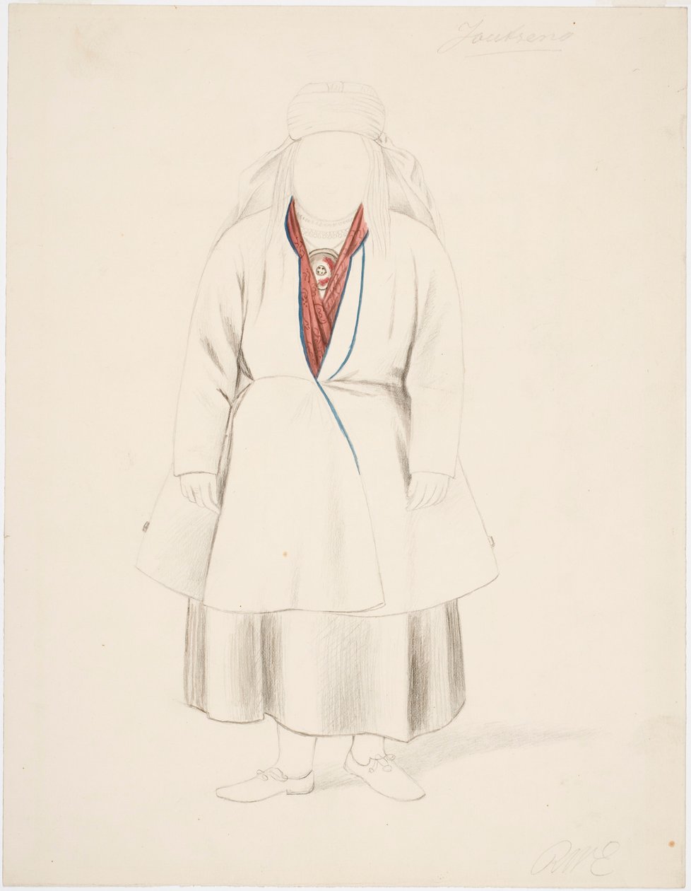 Camponesa de Joutseno em pé de Robert Wilhelm Ekman