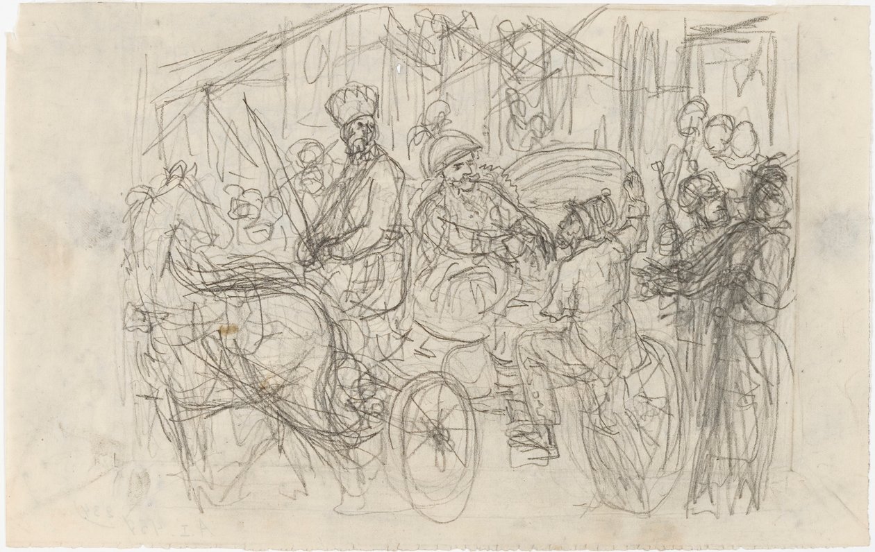 Uma recordação de mercado do tenente. Ilustrações para as histórias do alferes Stål de Robert Wilhelm Ekman