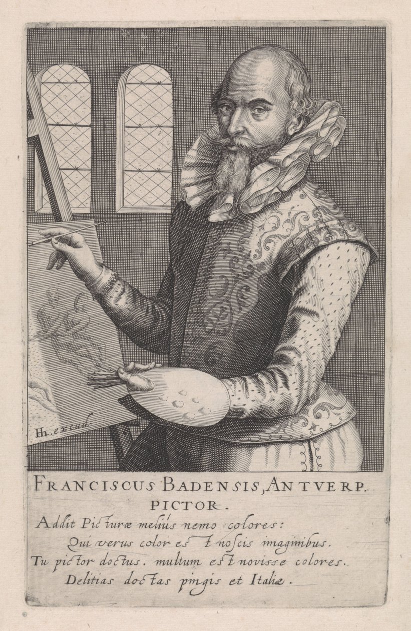 Retrato de Frans Badens de Robert Willemsz de Baudous
