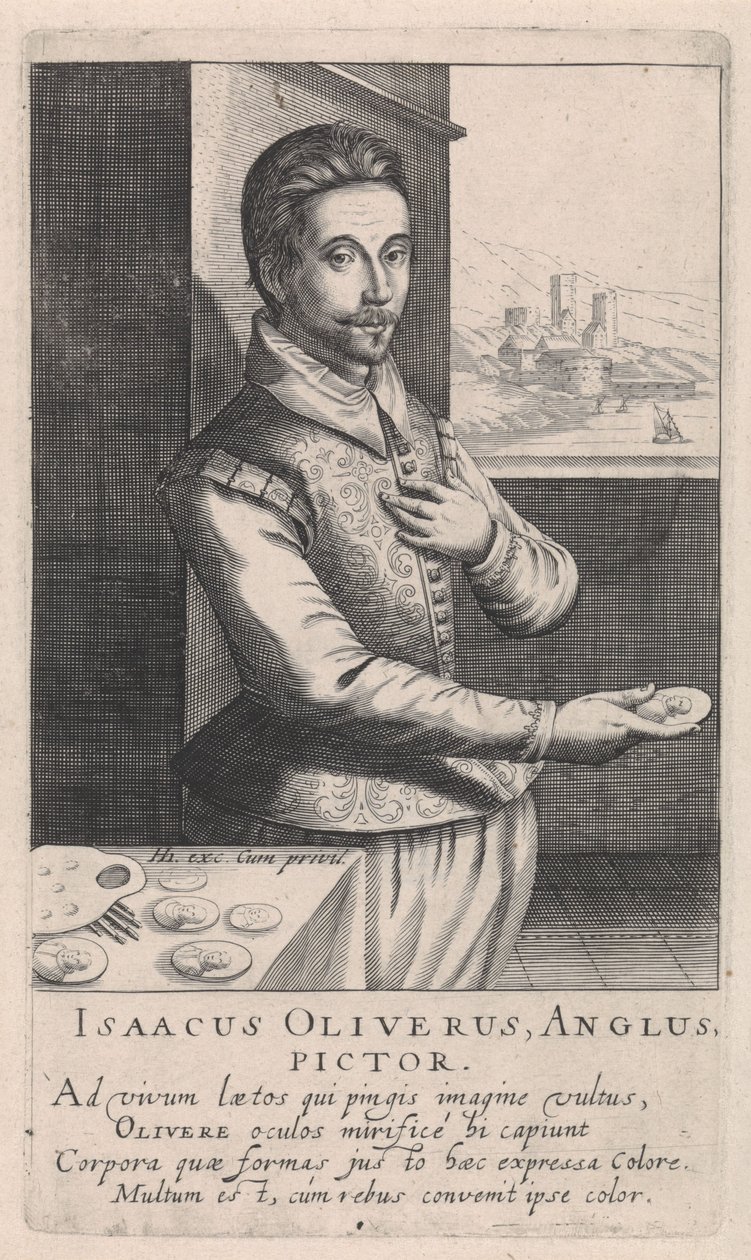 Retrato de Isaac Oliver de Robert Willemsz de Baudous