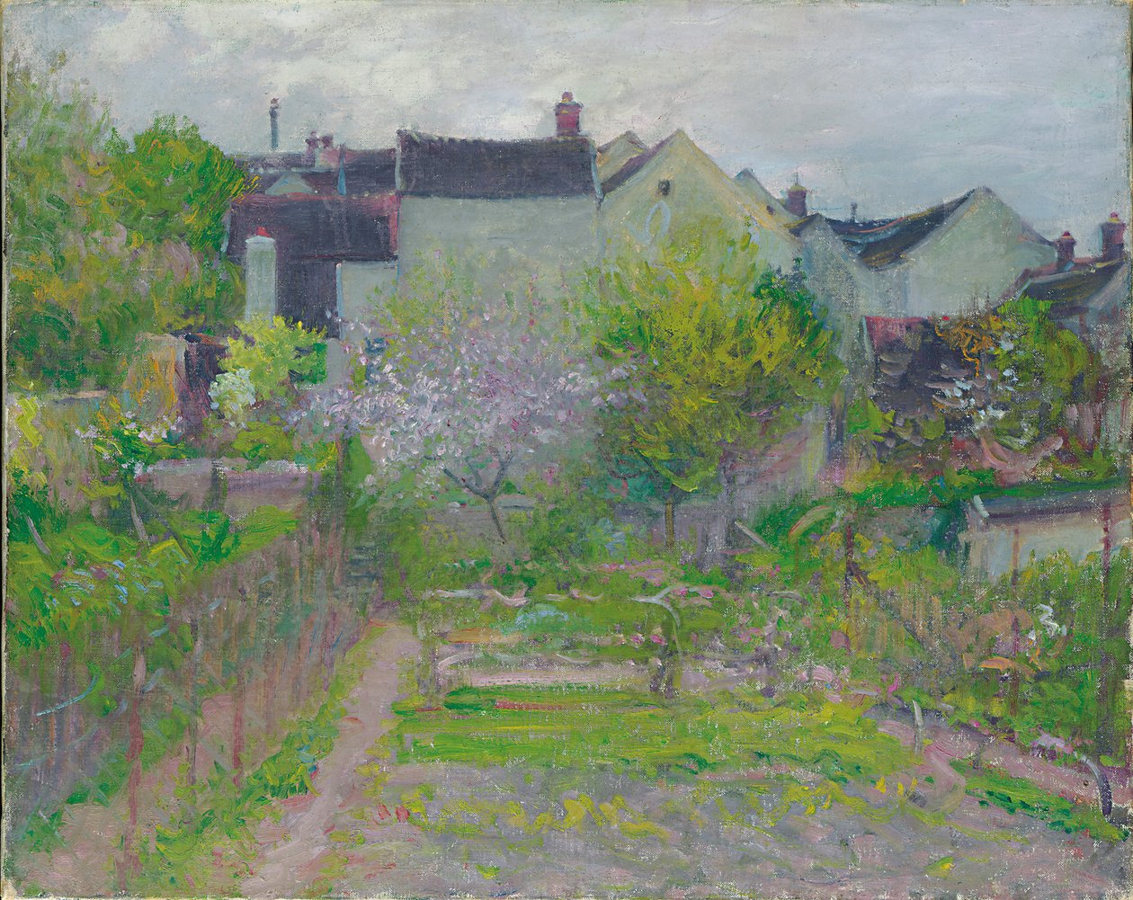 Grez-sur-Loing (óleo sobre tela) de Robert William Vonnoh