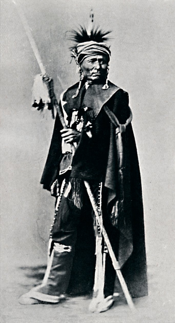 Um Algonquin corajoso, 1912 de Robert Wilson Shufeldt