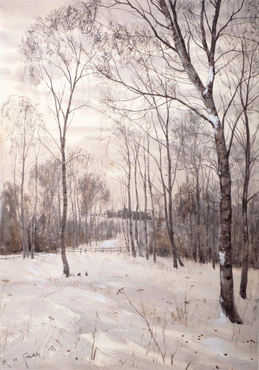 O bosque de inverno de Robert Winchester Fraser
