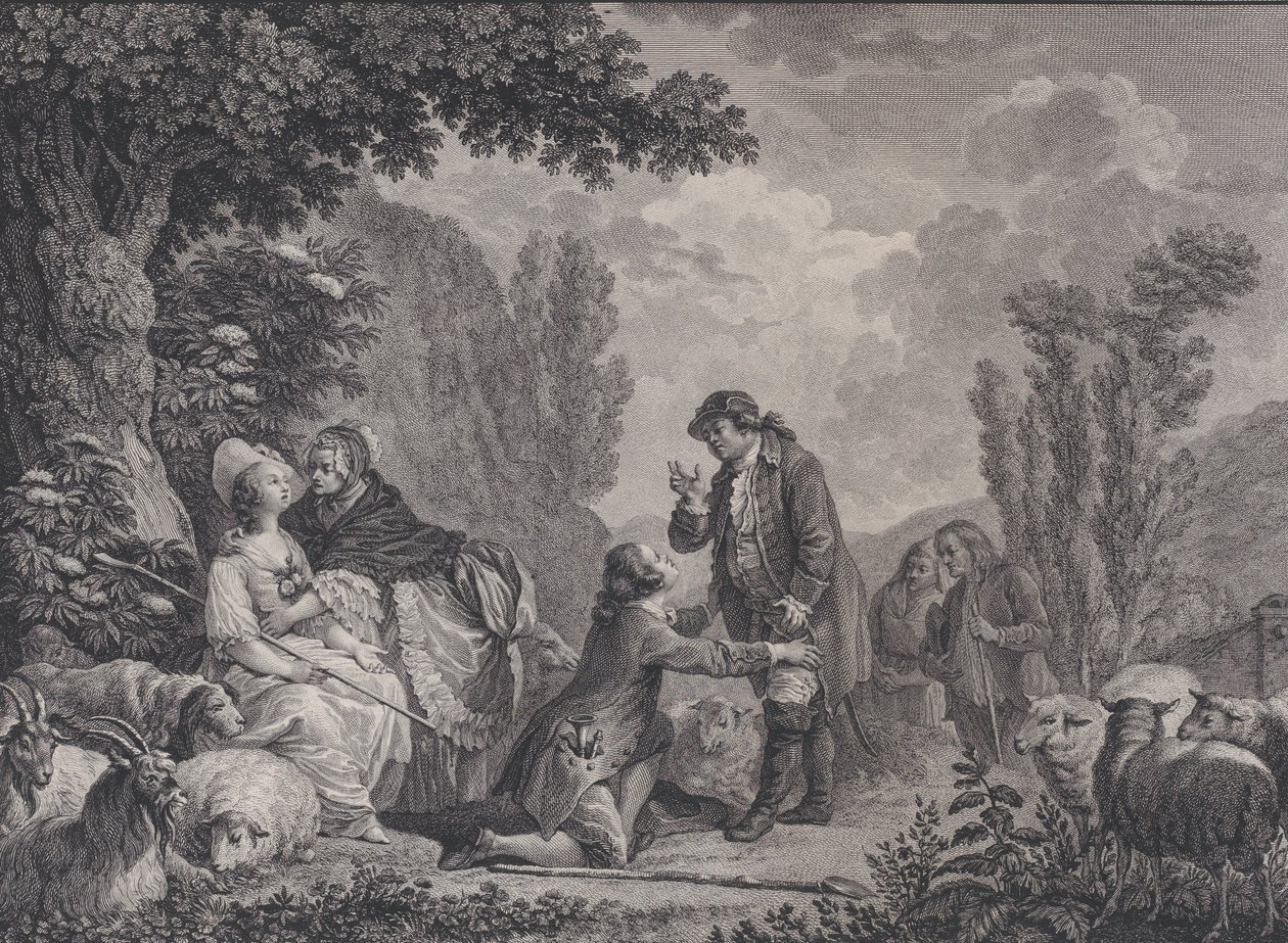 O reconhecimento de Fonrose, 1786. de Robert de Launay