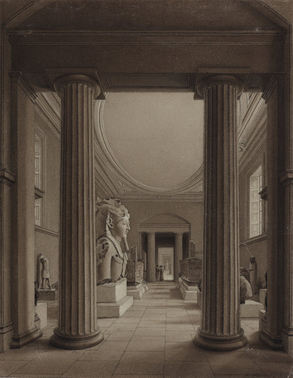 Museu Britânico, c.1840 de Robert the Younger Havell