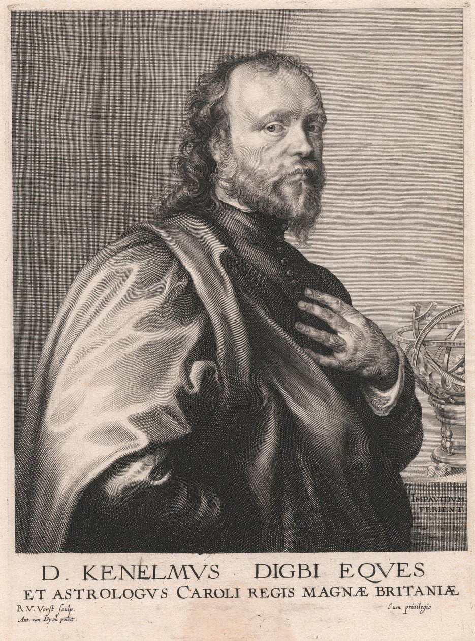 D. Kenelmus Digbi Eques, et Astrologus Caroli Regis Magnæ Britaniæ de Robert van Voerst