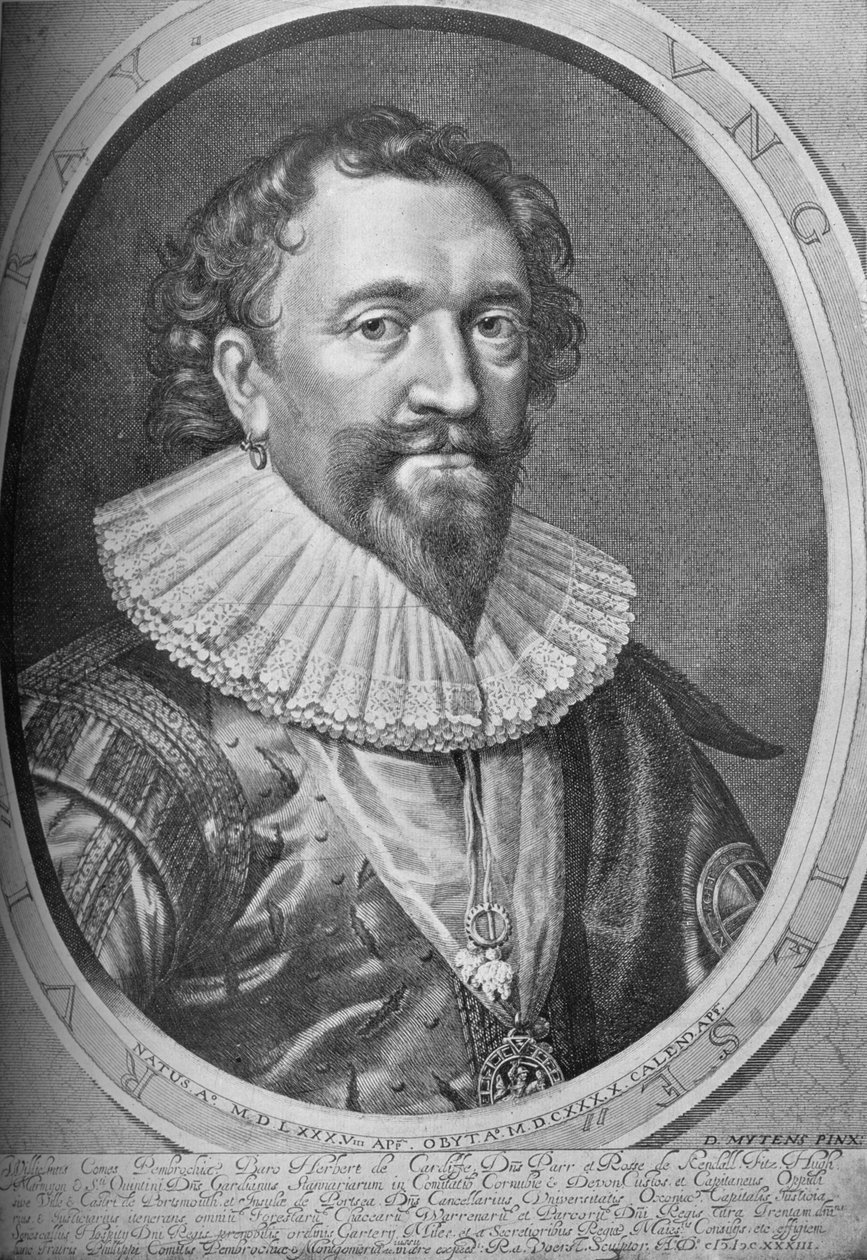 William Herbert, terceiro conde de Pembroke, século XVII, 1923 de Robert van Voerst