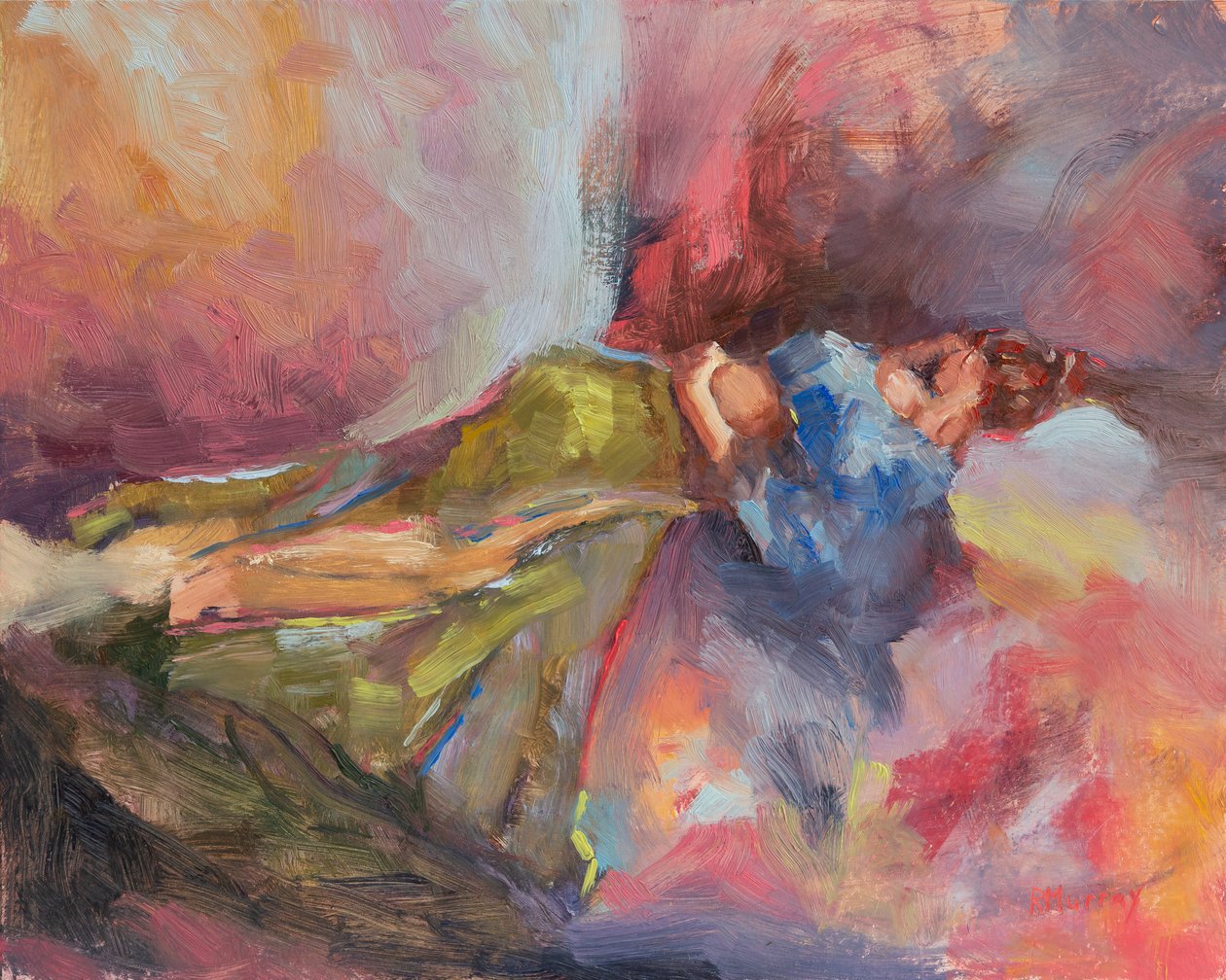 After The Flamenco, 2023 (óleo sobre painel) de Roberta Murray