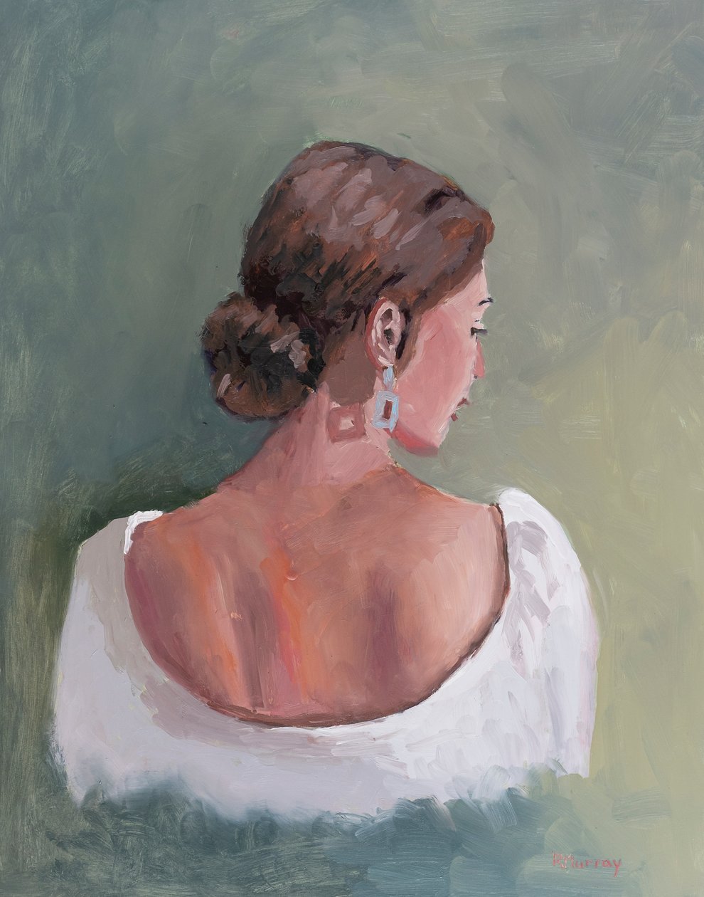 Anna, 2023 (óleo sobre painel) de Roberta Murray