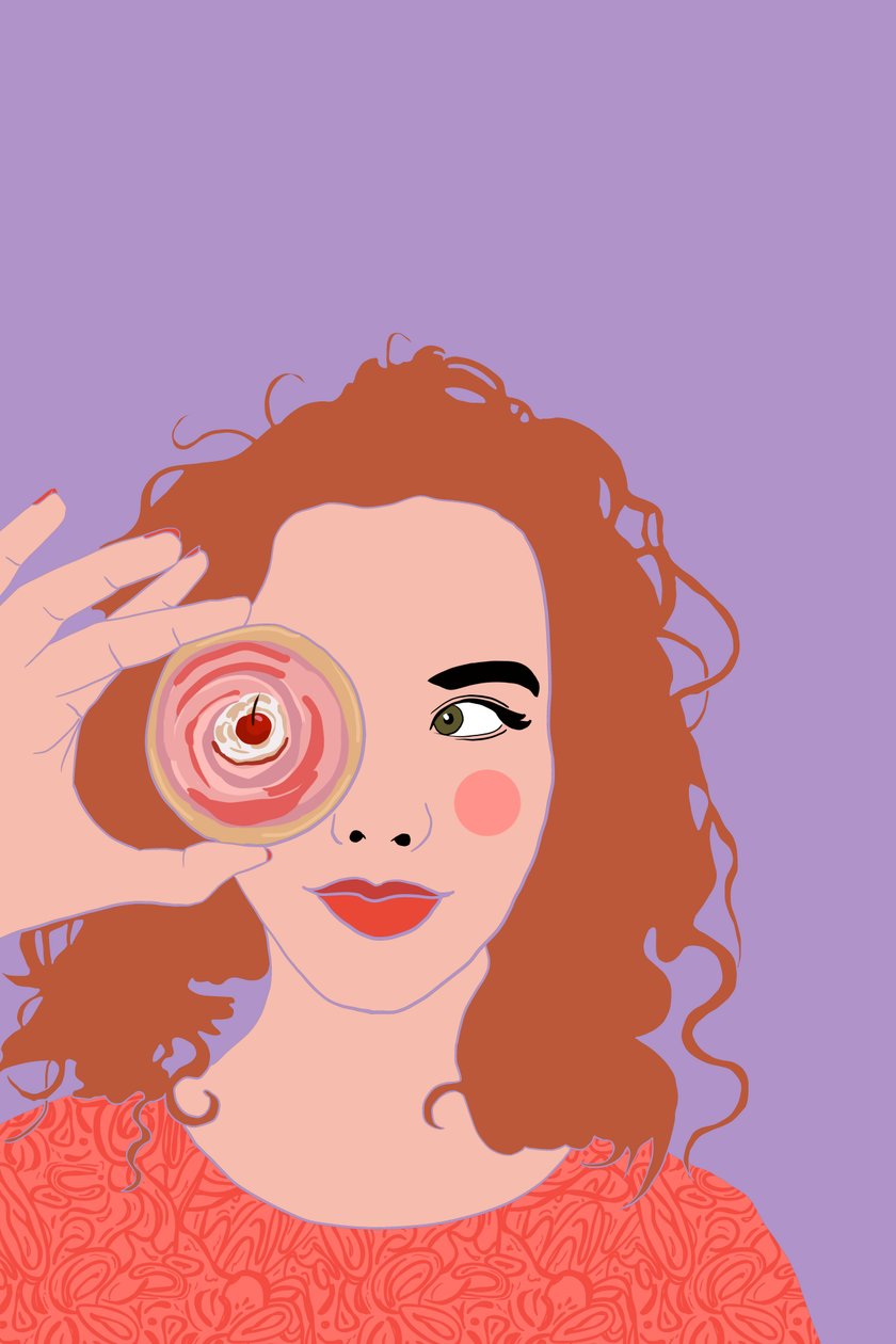 Cara de Cupcake, 2022 (digital) de Roberta Murray