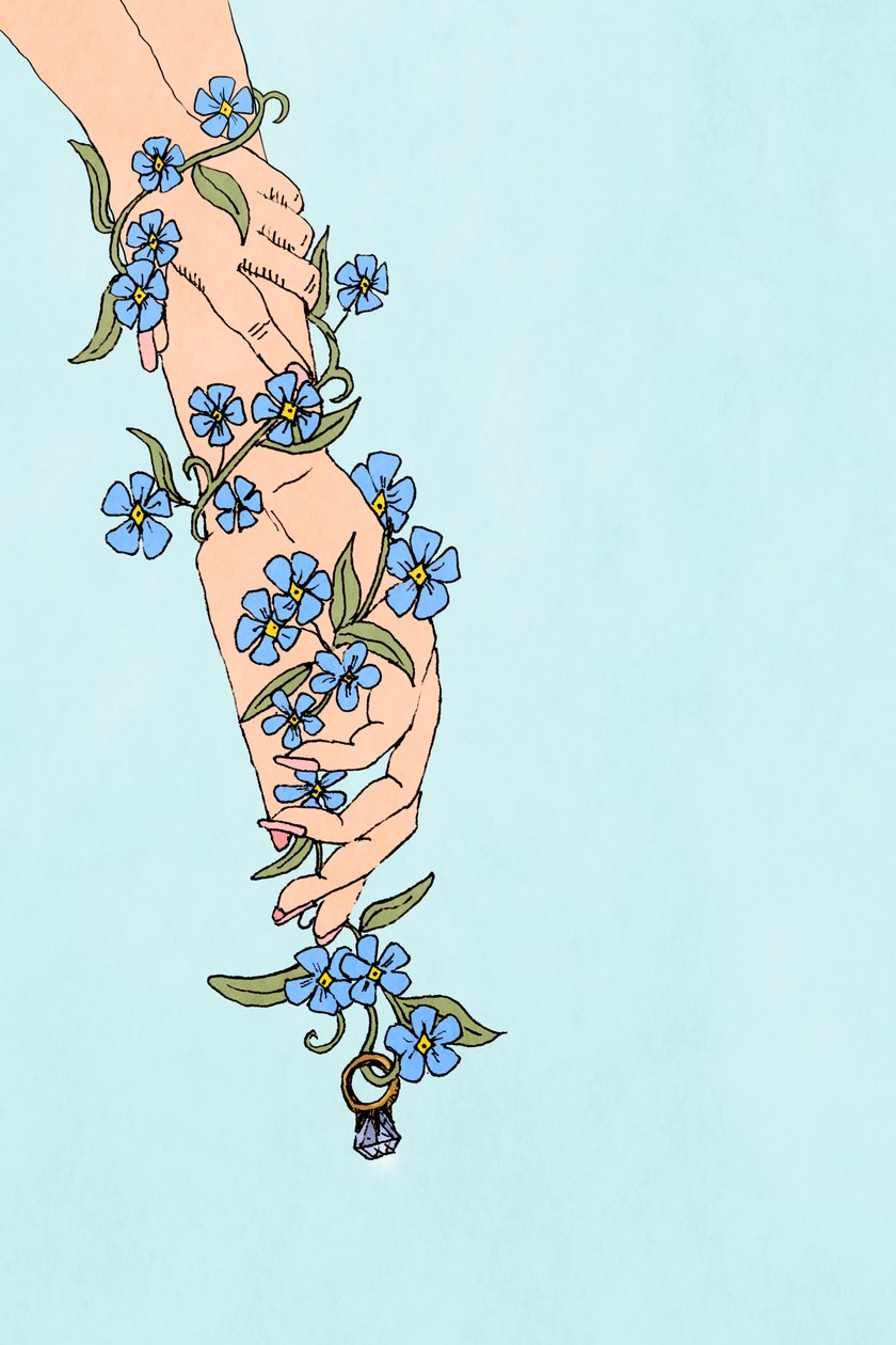 Forget Me Not, 2022 (digital) de Roberta Murray