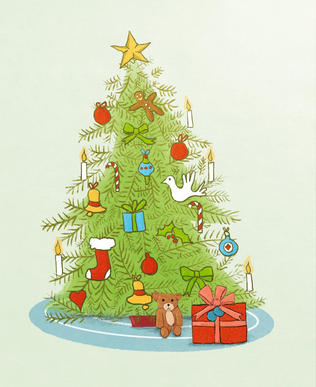 Árvore de Natal, 2020 (digital) de Roberta Murray