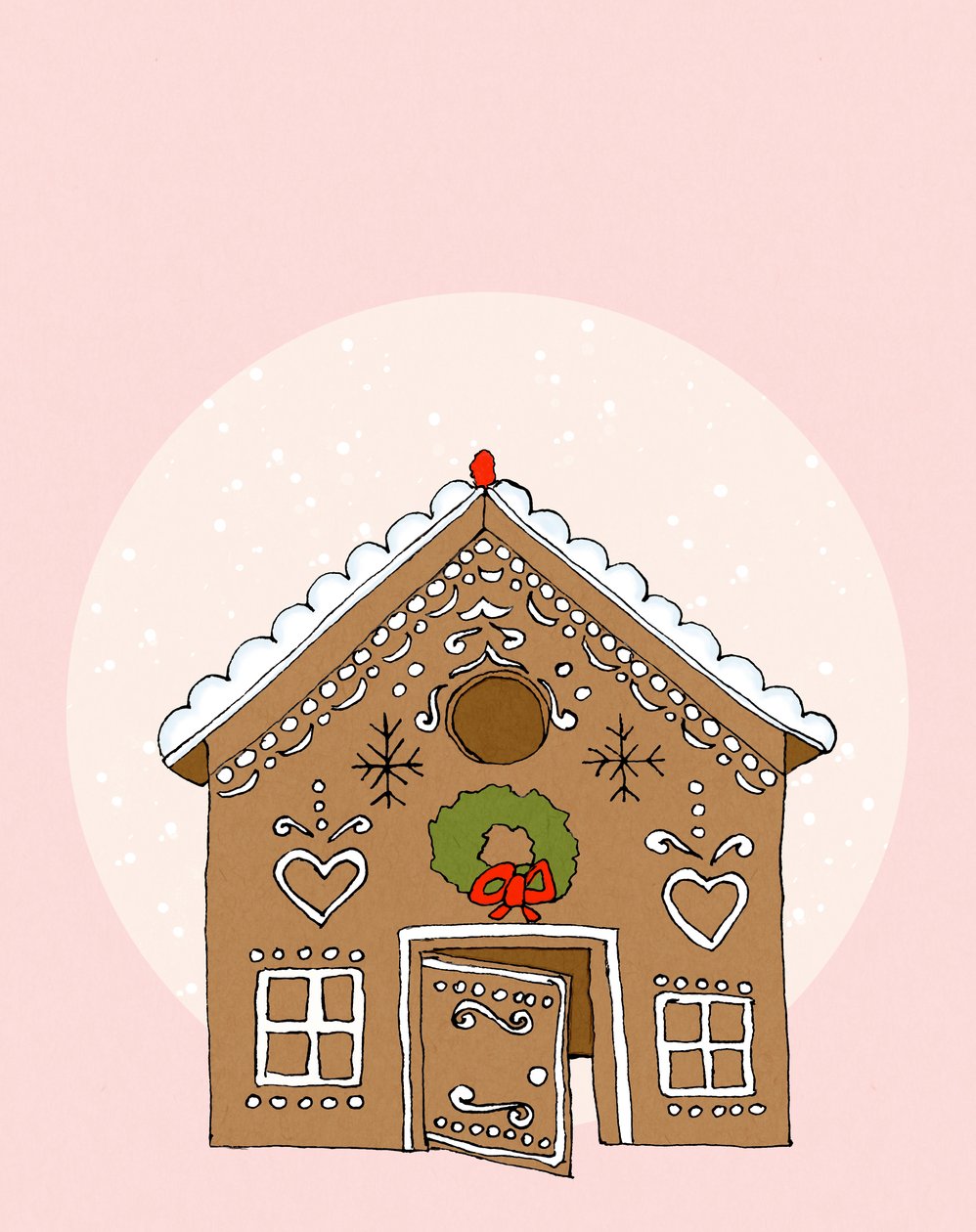 A casa de pão de mel, 2020 (digital) de Roberta Murray