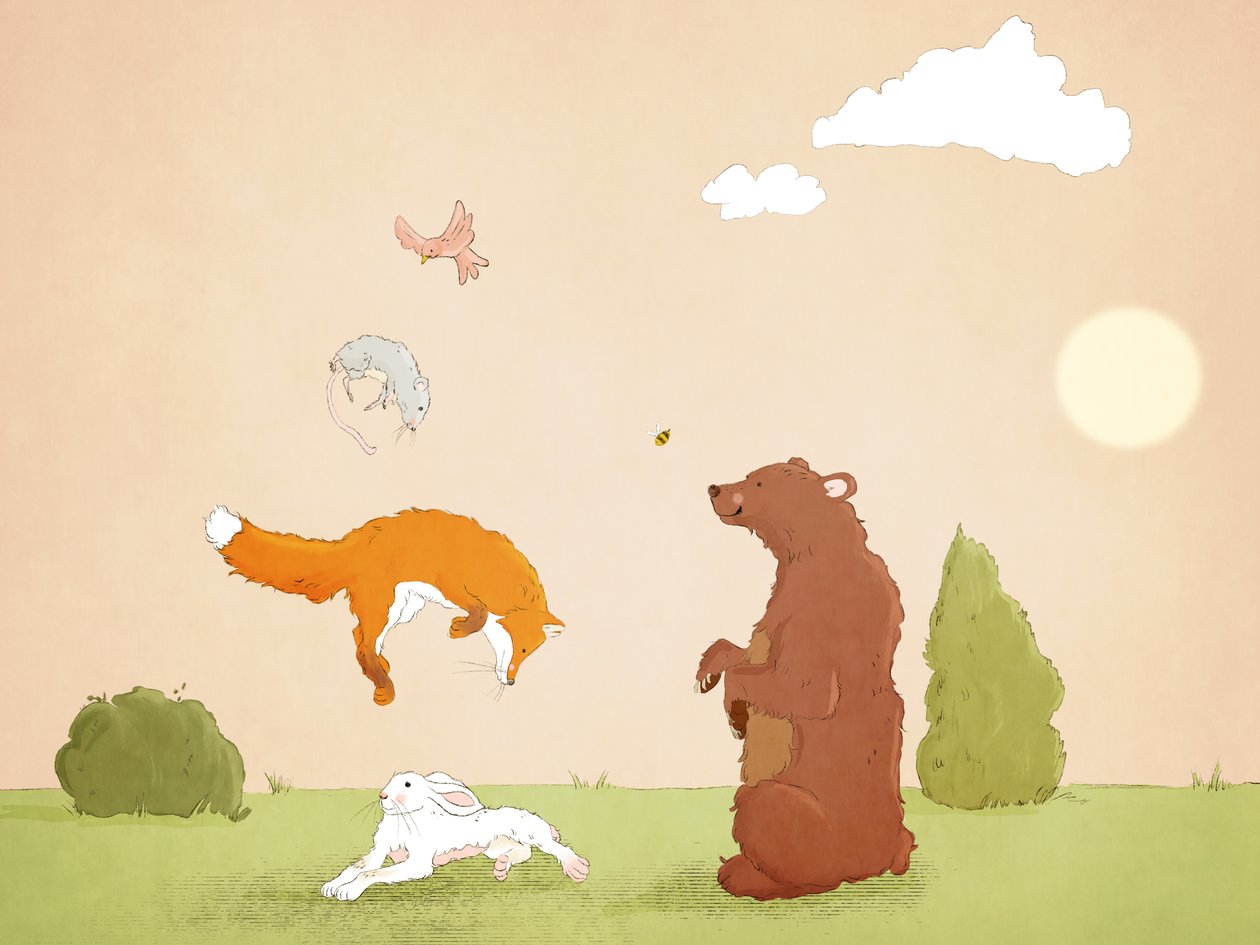 The Quick Red Fox, 2021 (digital) de Roberta Murray