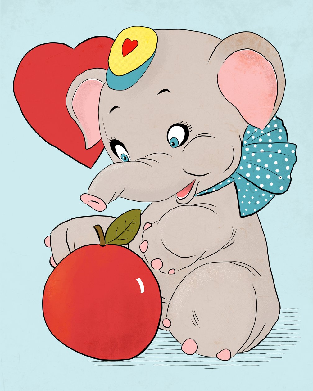 Valentine Elephant, 2021 (digital) de Roberta Murray