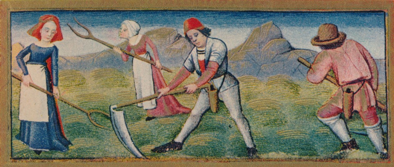 Roçada de junho, século XV, 1939. de Robinet Testard