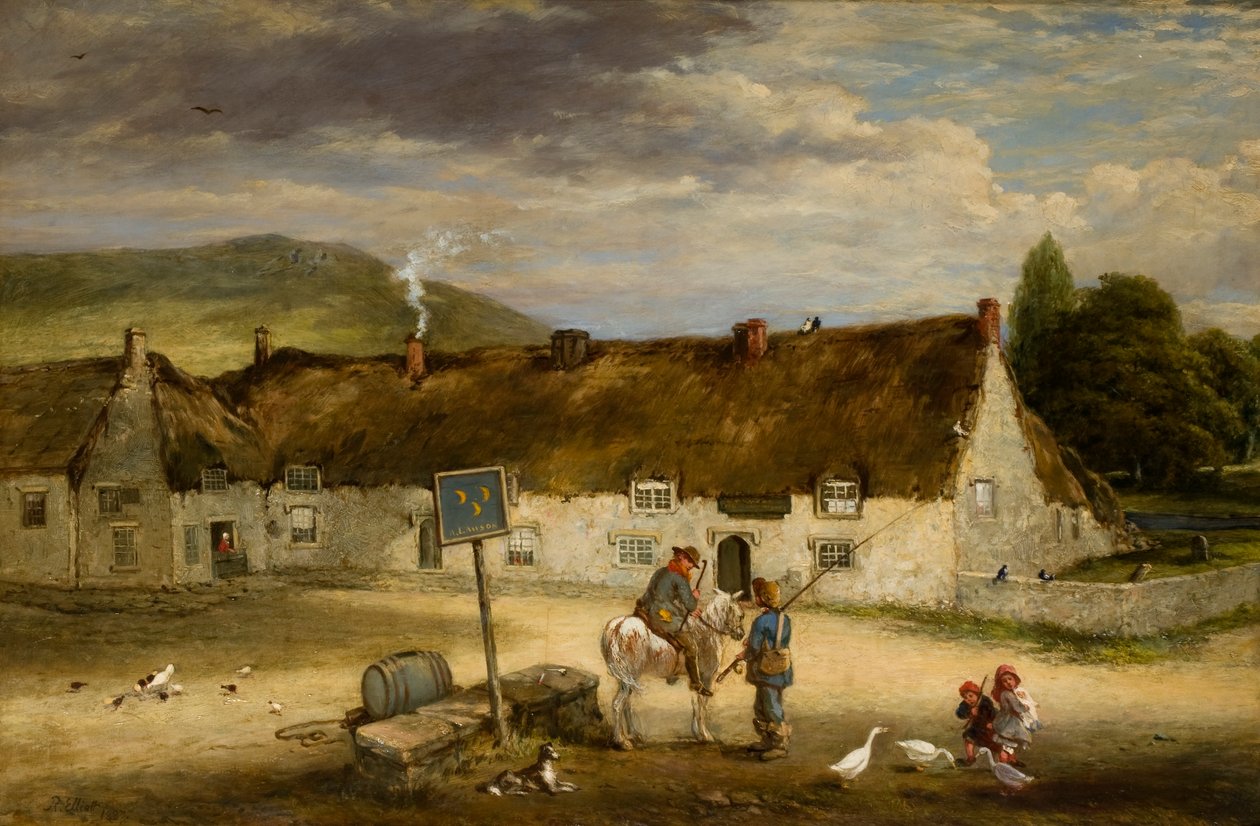 As Três Meias Luas, Rothbury, 1887 de Robinson Elliott