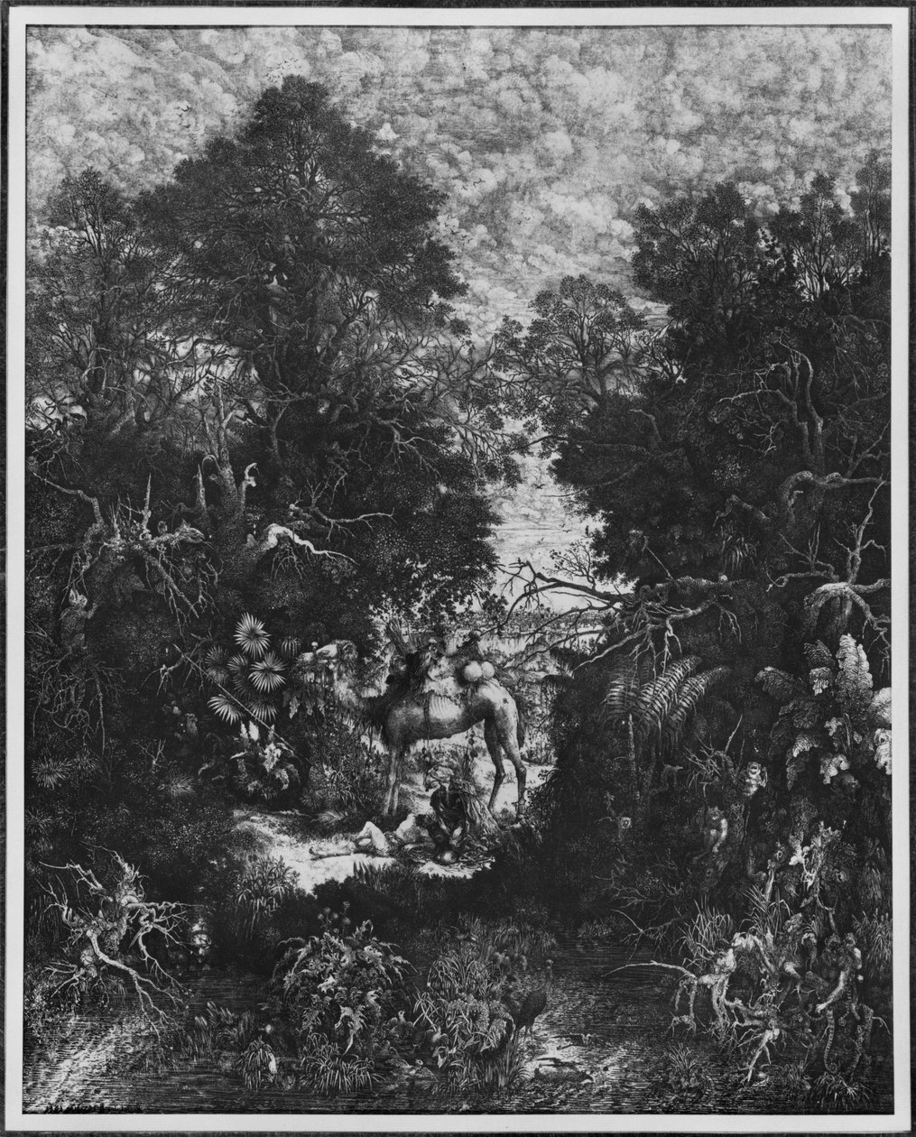 O bom samaritano, 1861 de Rodolphe Bresdin
