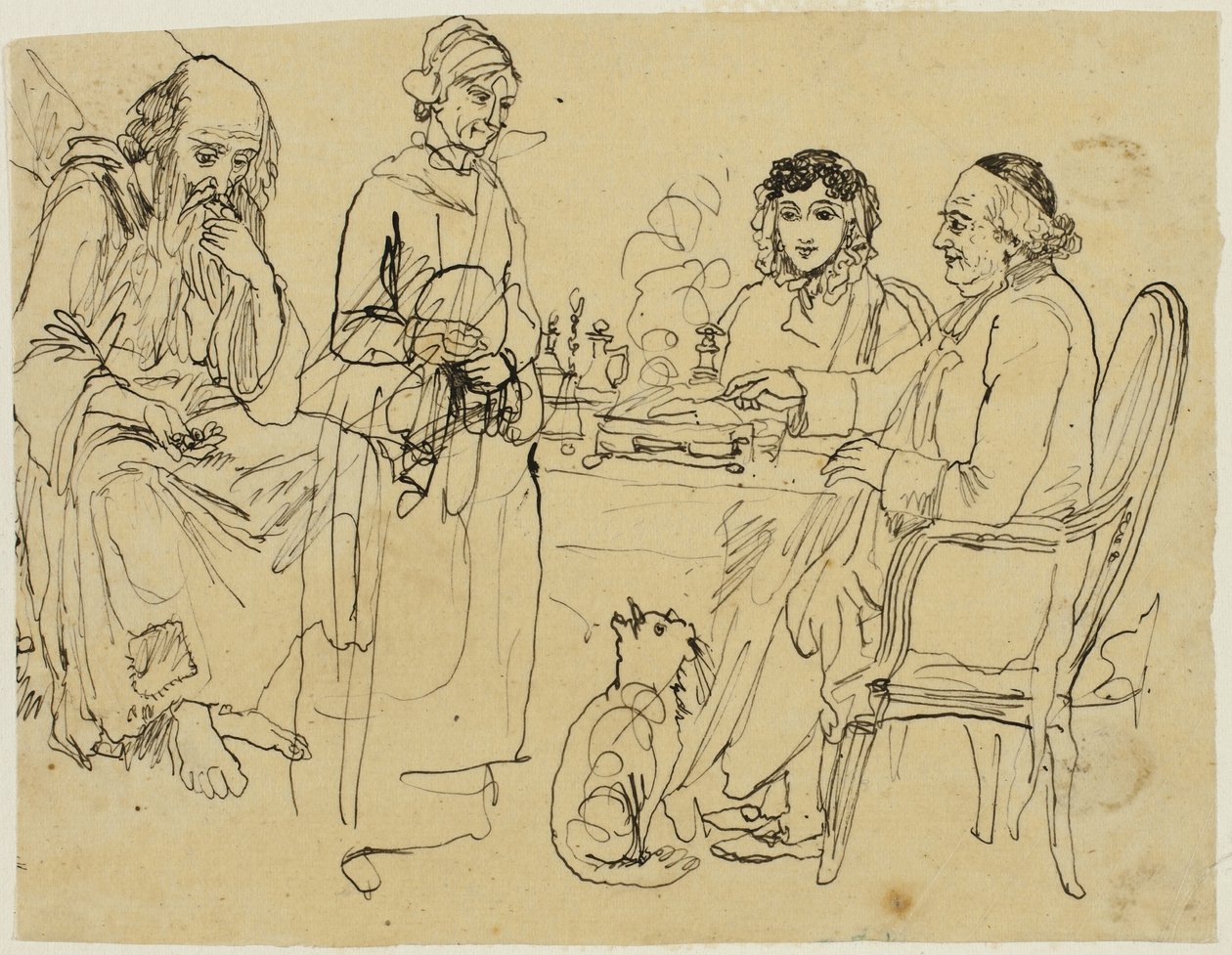 Esmolas aos pobres de Rodolphe Bresdin