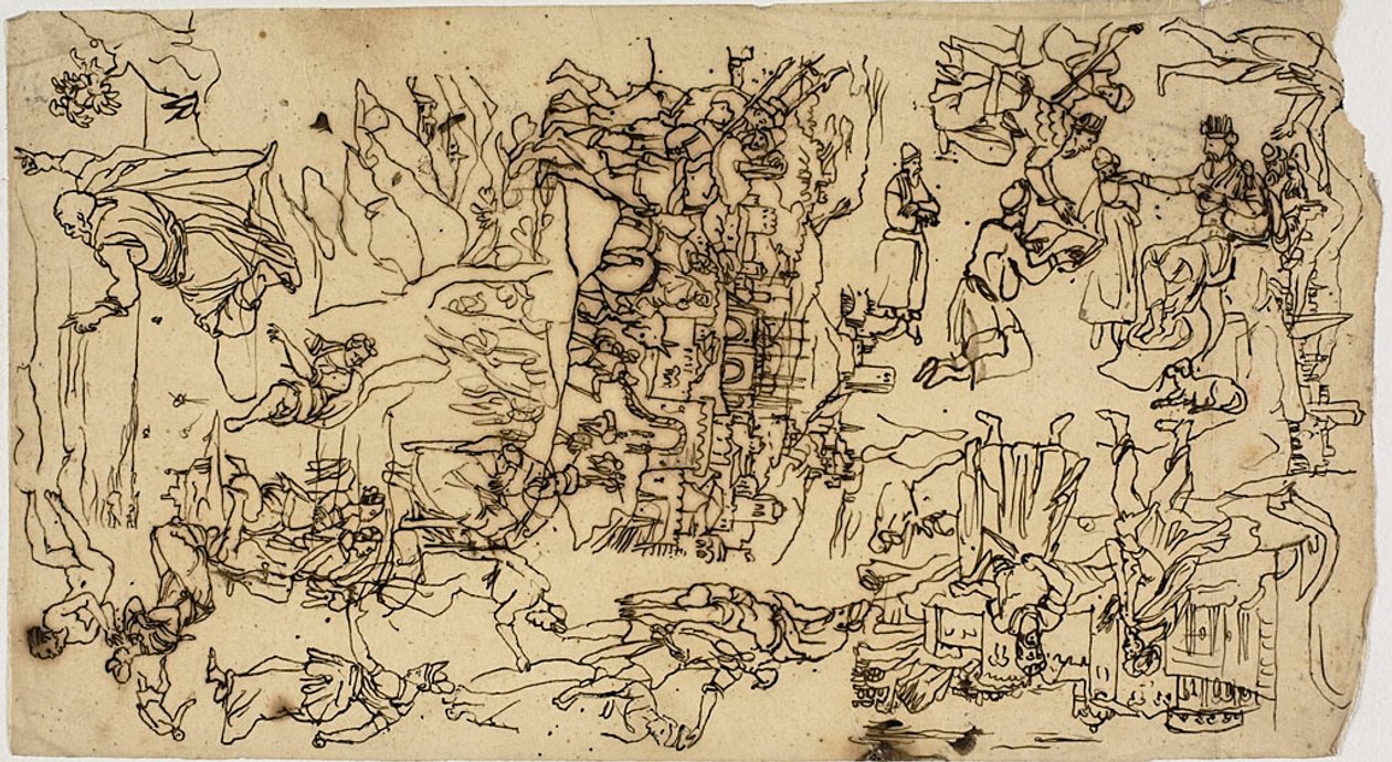 Cenas bíblicas de Rodolphe Bresdin