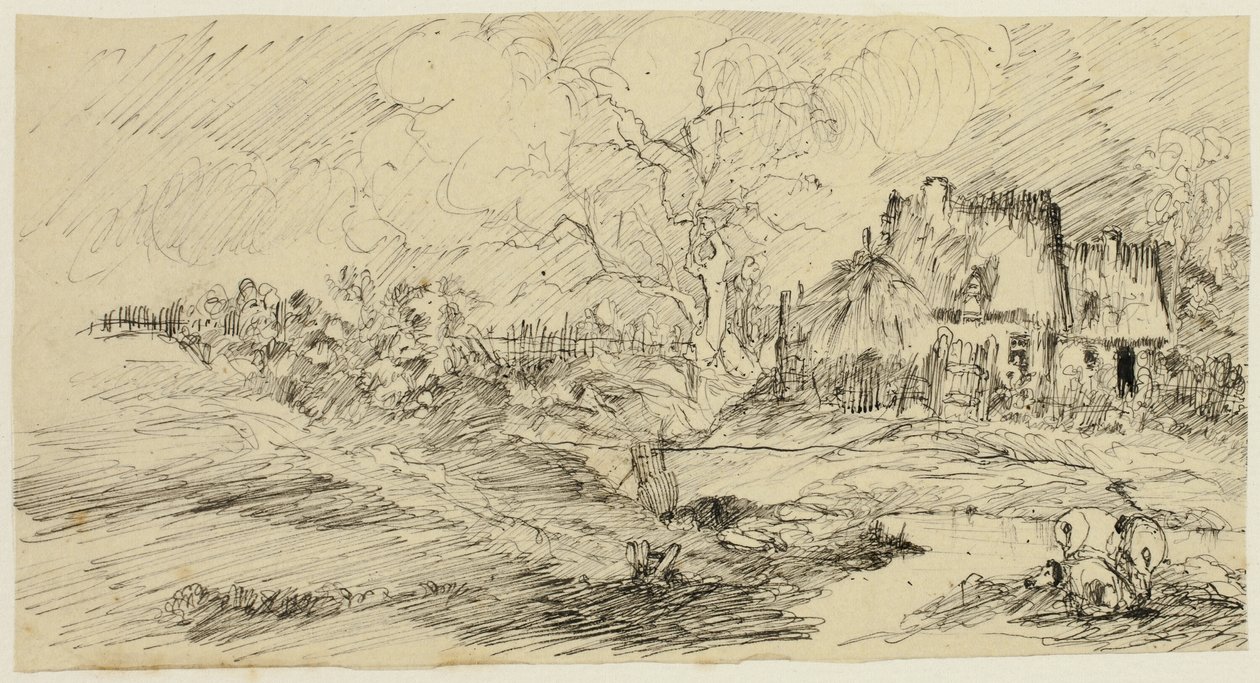 Paisagem rural de Rodolphe Bresdin