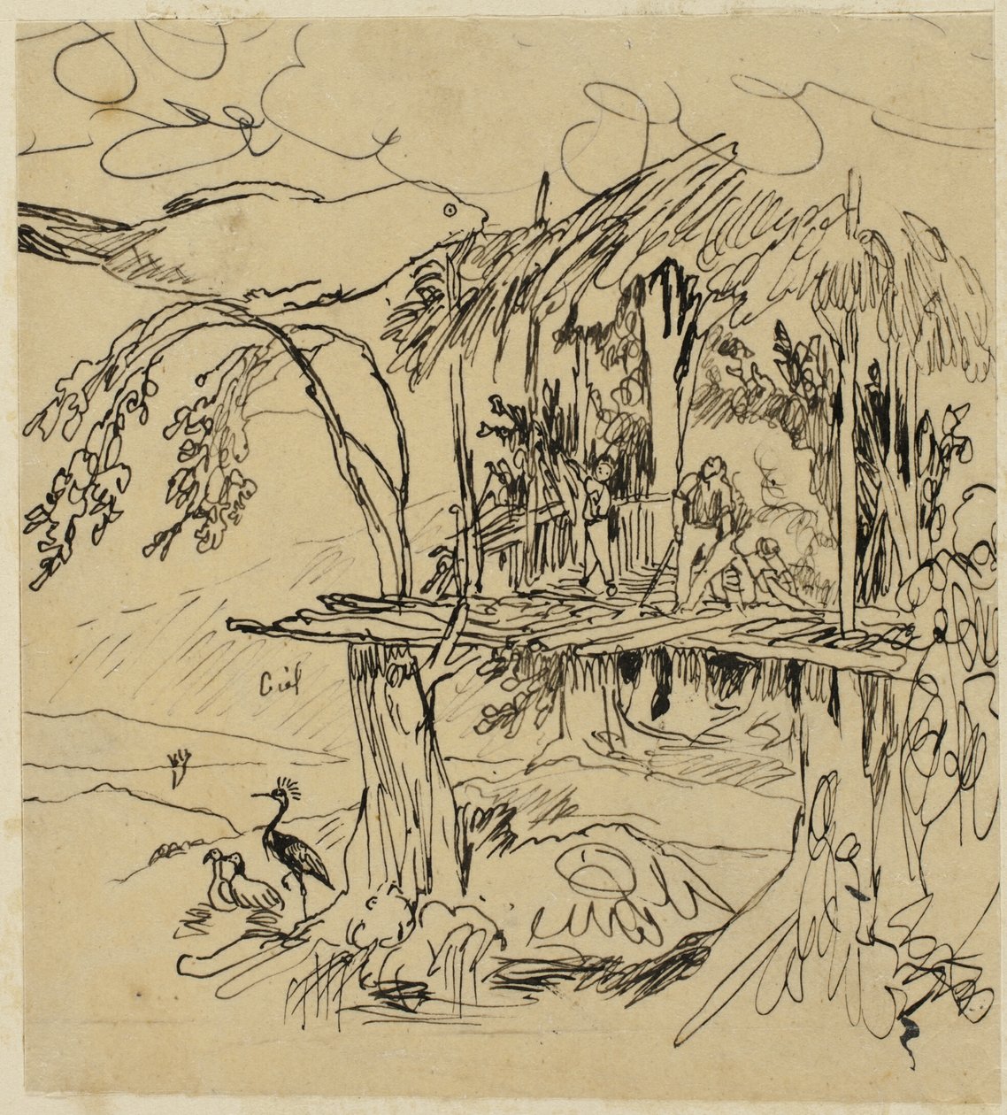 Aldeia etrusca de Rodolphe Bresdin