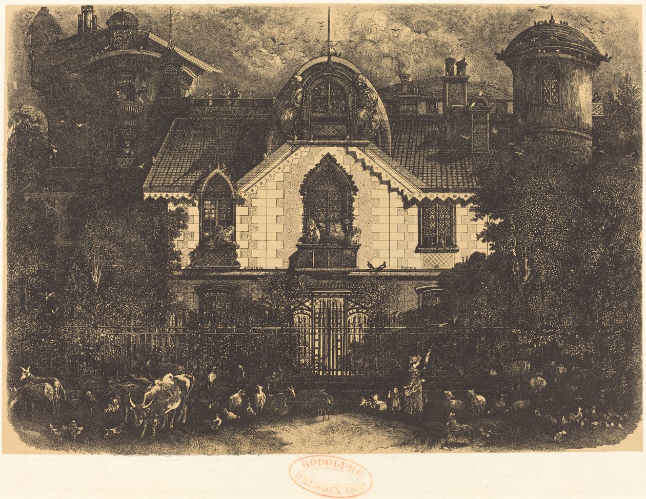 La Maison Enchantée (A Casa Assombrada) de Rodolphe Bresdin