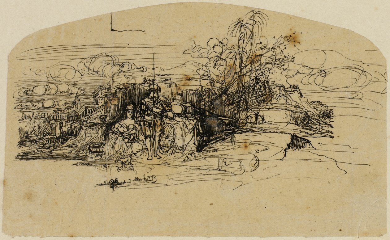 Descansar com o guarda de Rodolphe Bresdin