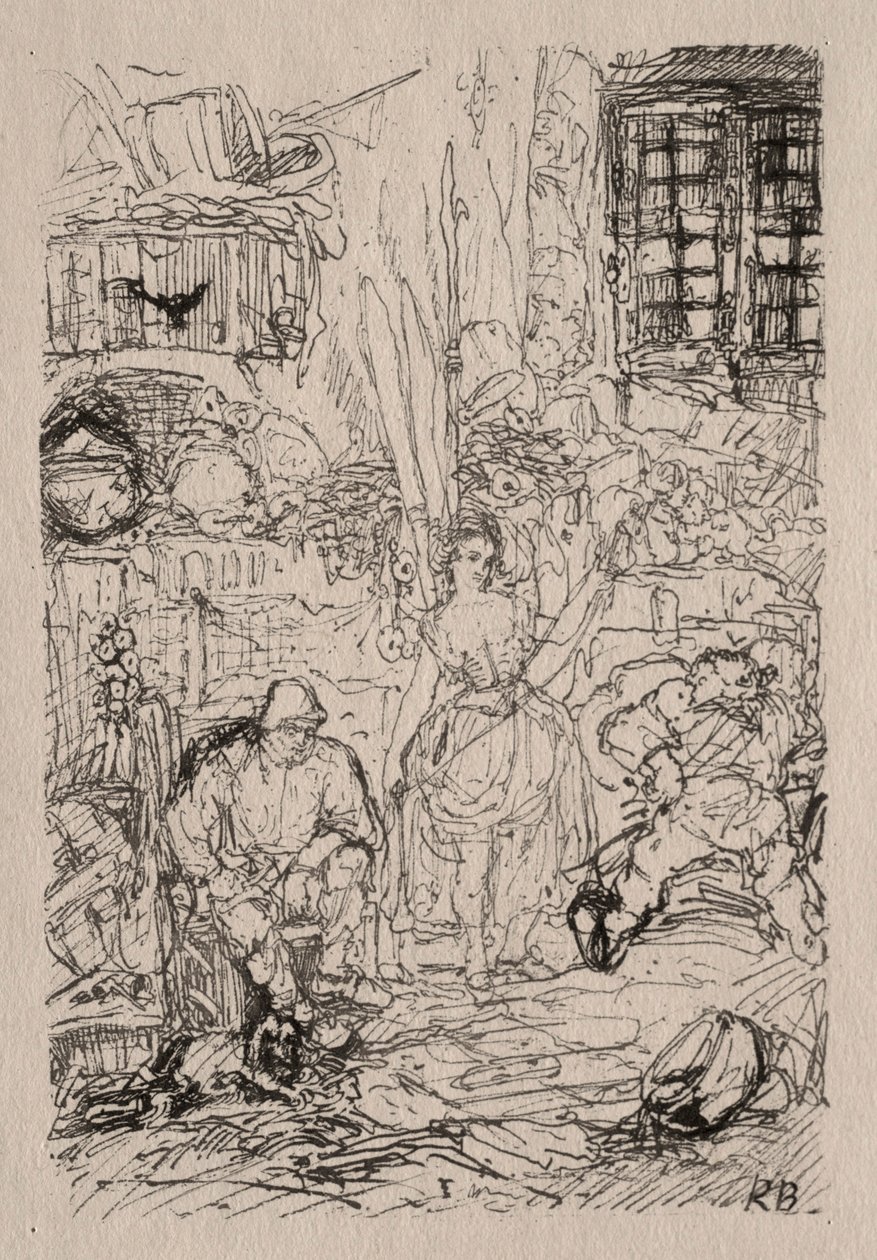 Interior do Spinner. de Rodolphe Bresdin