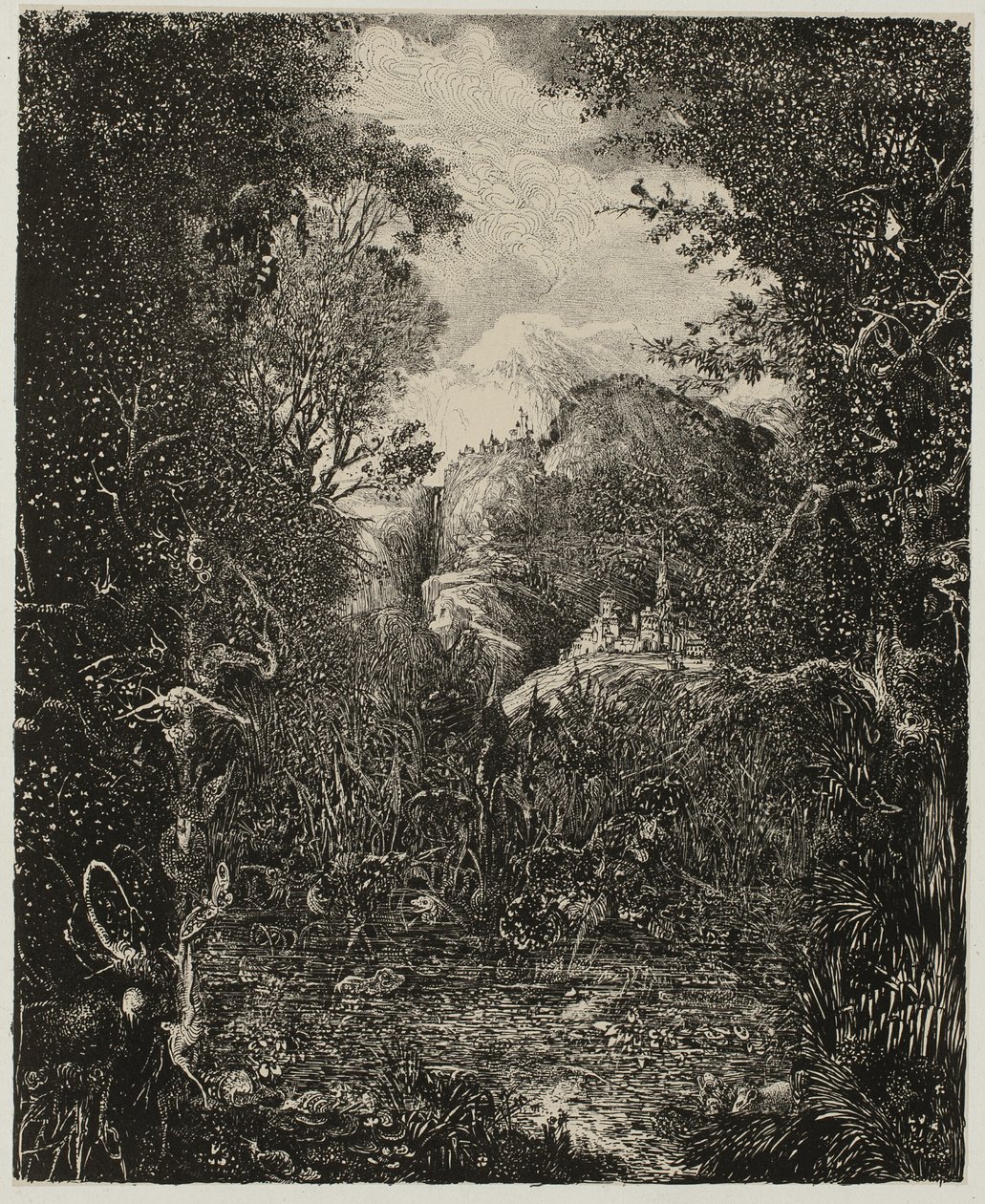 As cidades além do pântano de Rodolphe Bresdin