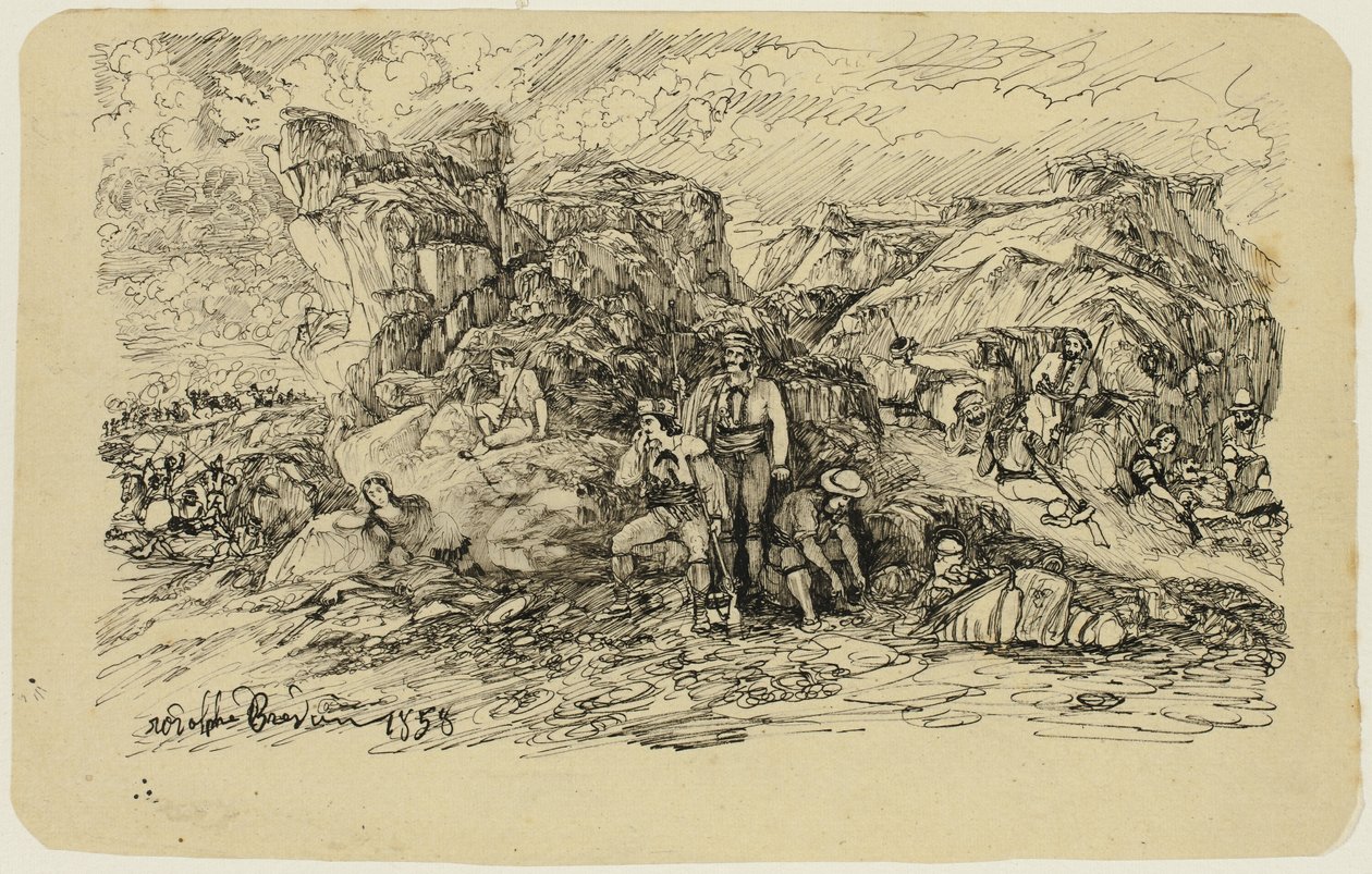 Os contrabandistas de Rodolphe Bresdin