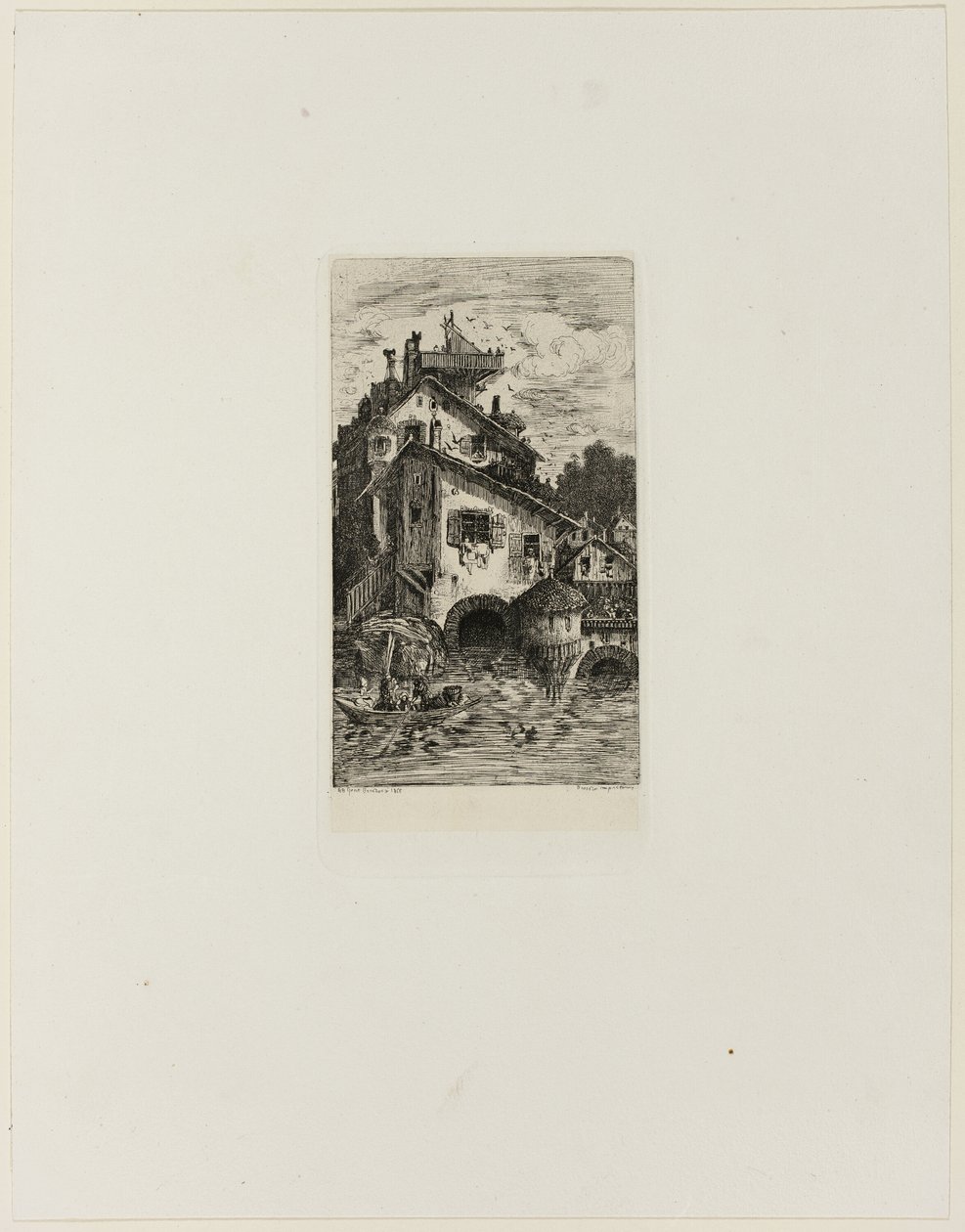 Moinho de água de Rodolphe Bresdin