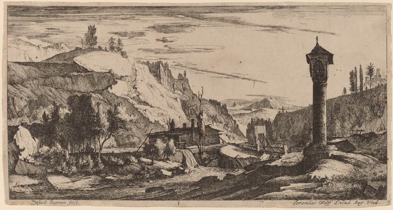 A Coluna: pl.1 de Roelant Roghman and Melchior Küsel