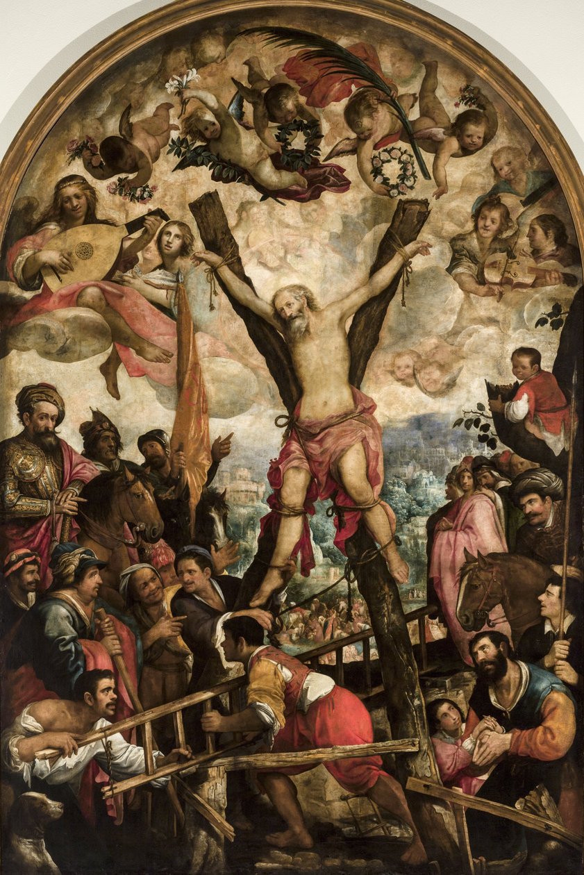 O Martírio de Santo André, c. 1610. de Roelas