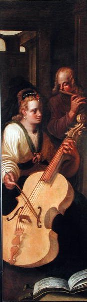 Violoncelista, 1609 de Roelof van Zyll