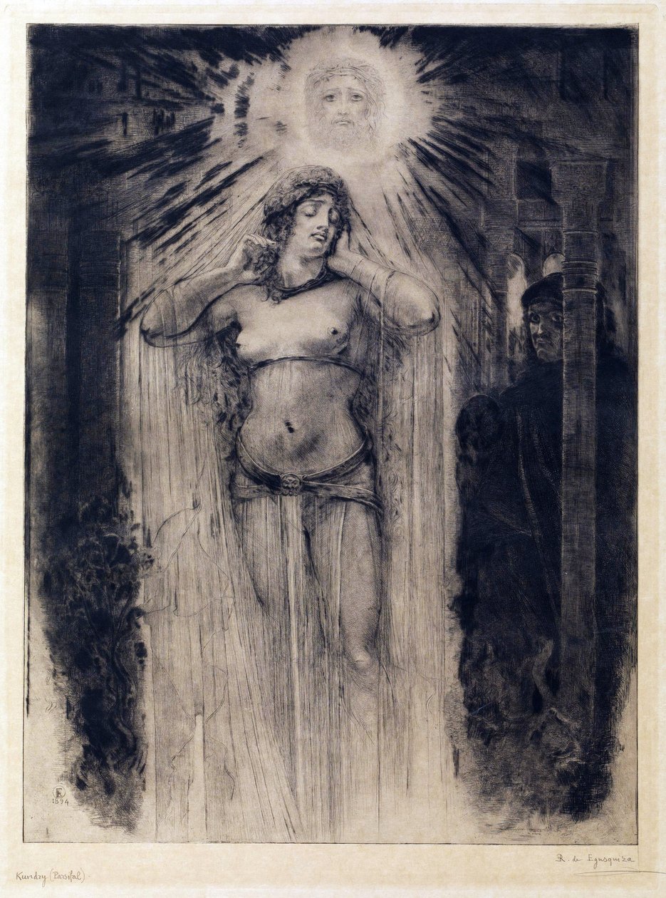 Simbolismo : Kundry par Egusquiza y Barrena, Rogelio de (1845-1915) de Rogelio Egusquiza