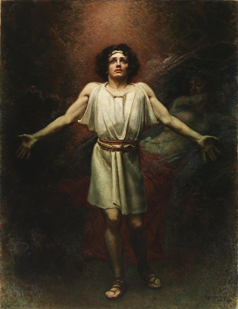 Simbolismo : Parsifal par Egusquiza y Barrena, Rogelio de (1845-1915) de Rogelio Egusquiza