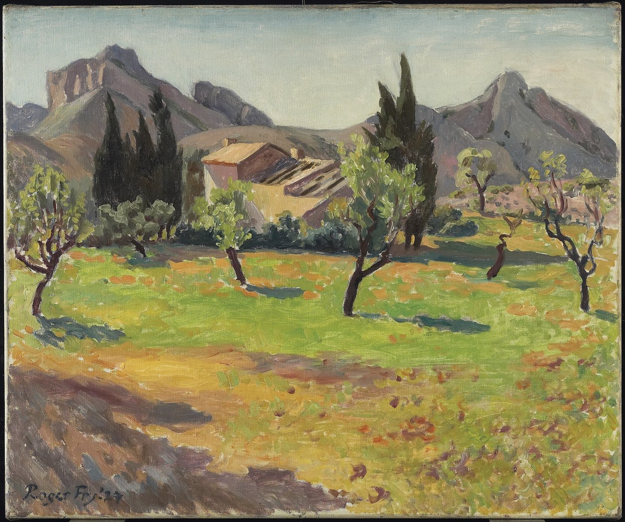 O Mas de Berna perto de St. Remy, Provence, 1927 de Roger Eliot Fry