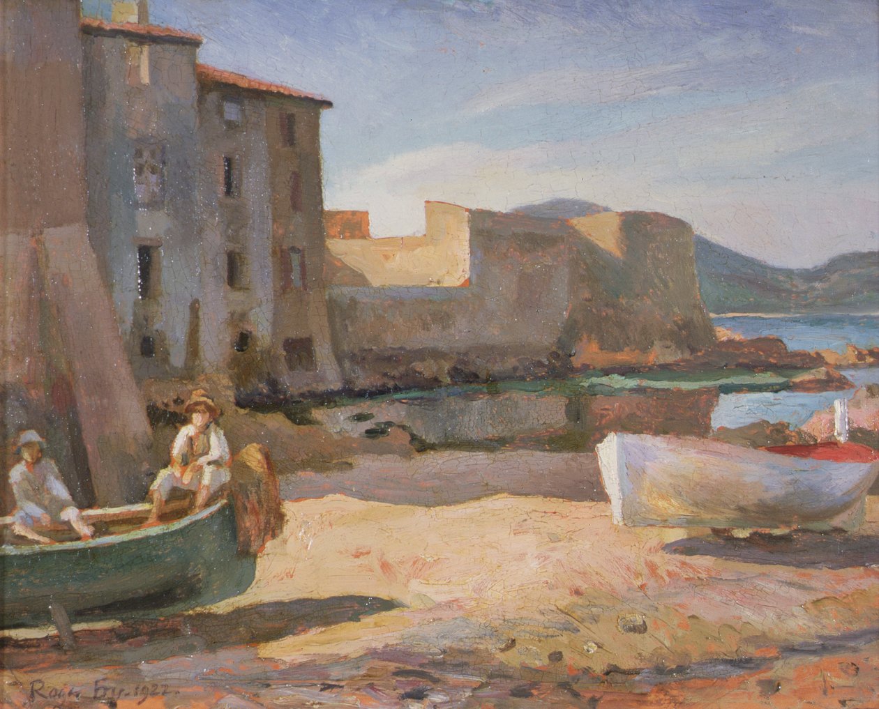 O Porto Petit, St Tropez, 1922 de Roger Eliot Fry