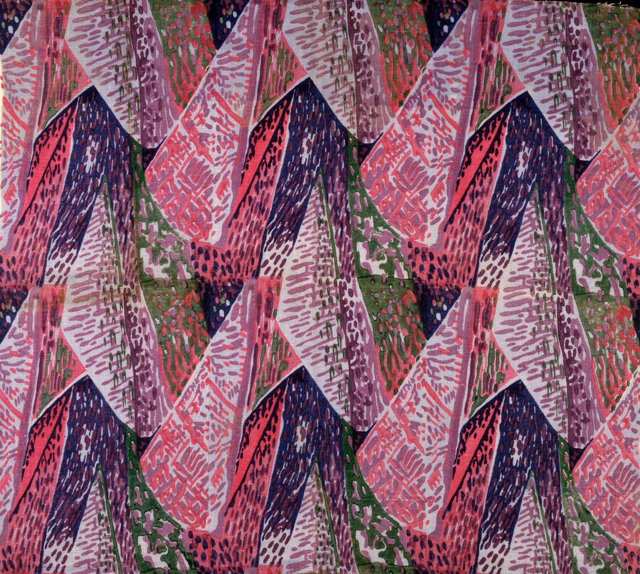 Design de tecido &39;Margery&39;, 1913 (linho estampado) de Roger Eliot Fry