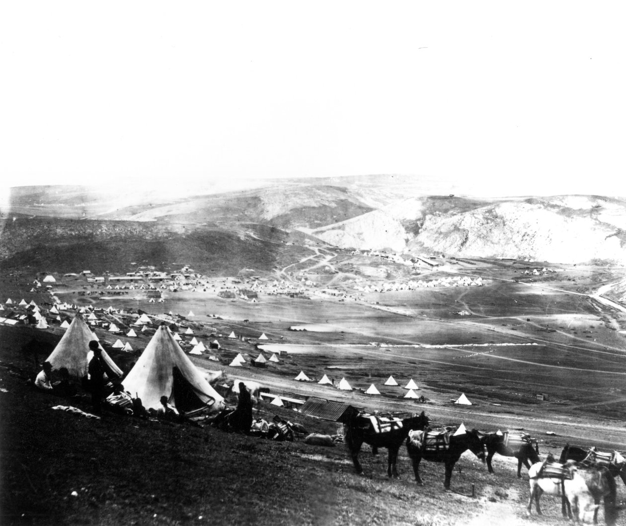Acampamento Aliado, Crimeia, c.1855 de Roger Fenton
