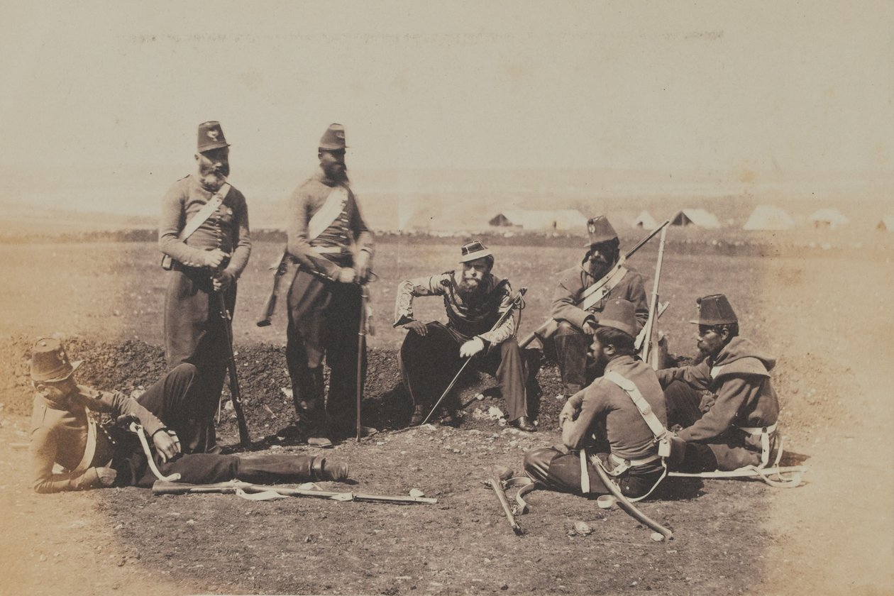 Caçadores africanos de Roger Fenton