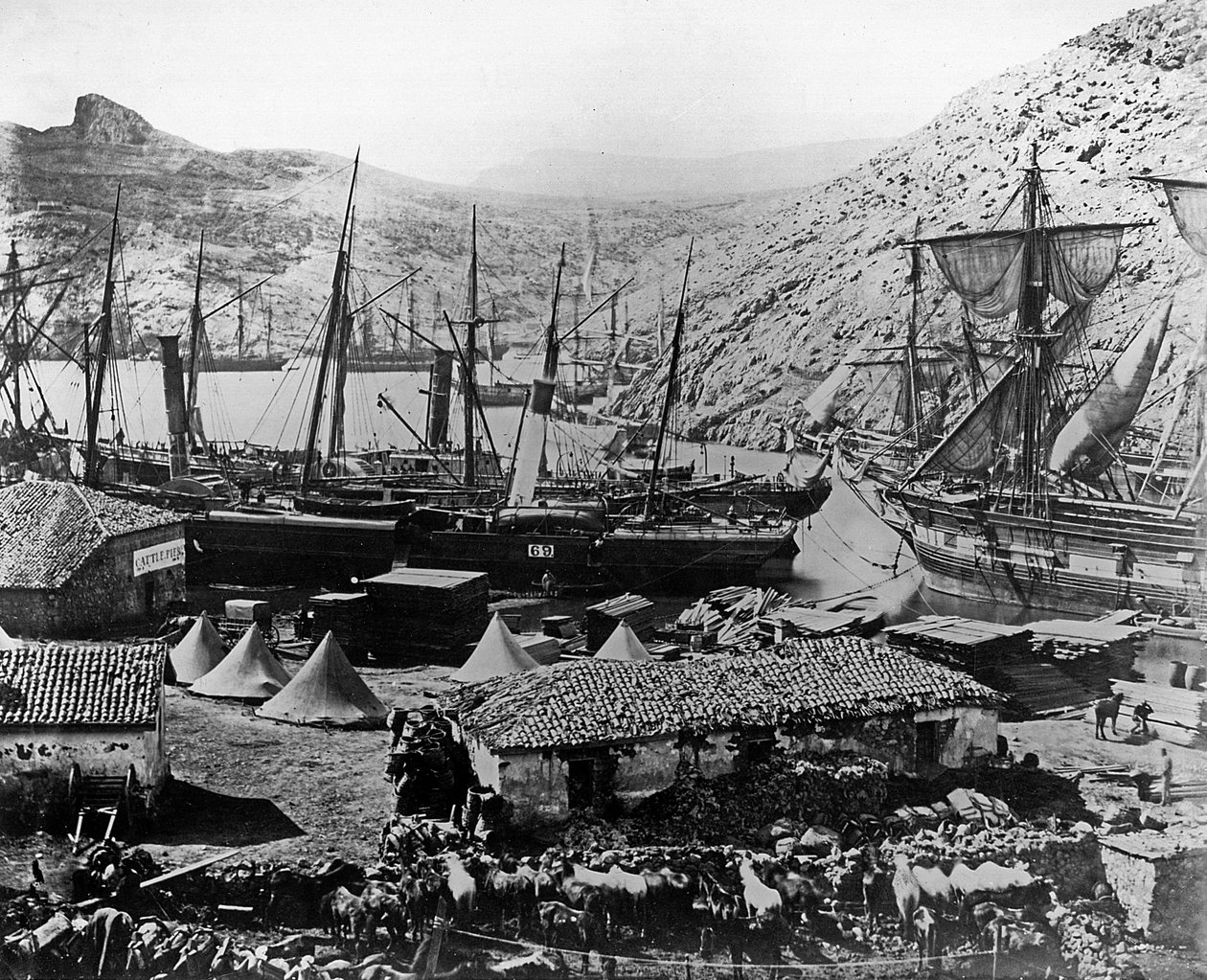 Baía do cossaco, Crimeia, c.1855 de Roger Fenton