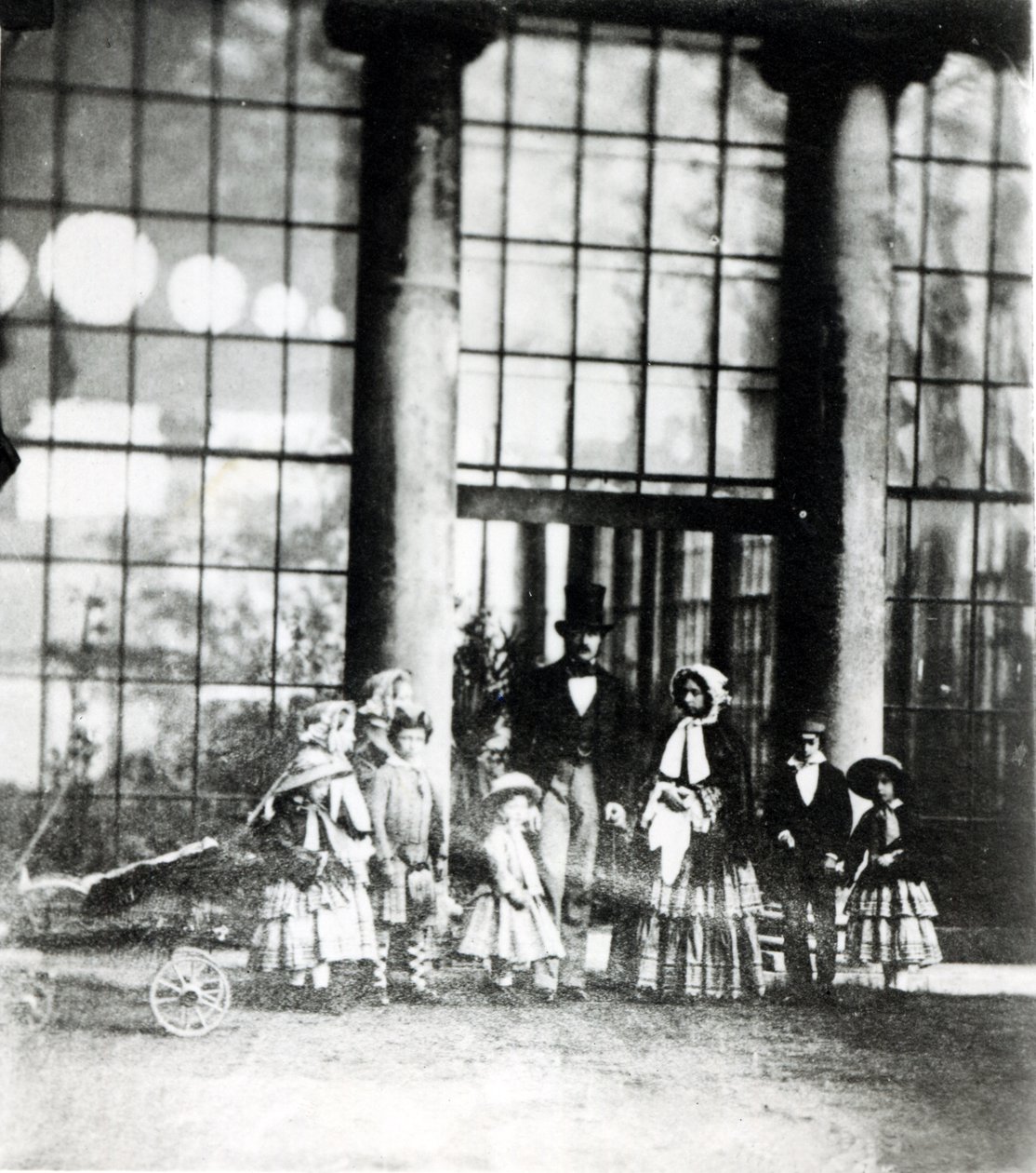 Rainha Victoria e Príncipe Albert com seus filhos de Roger Fenton