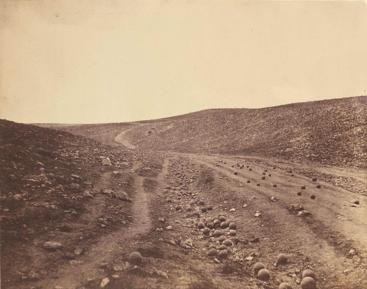 Vale da Sombra da Morte de Roger Fenton
