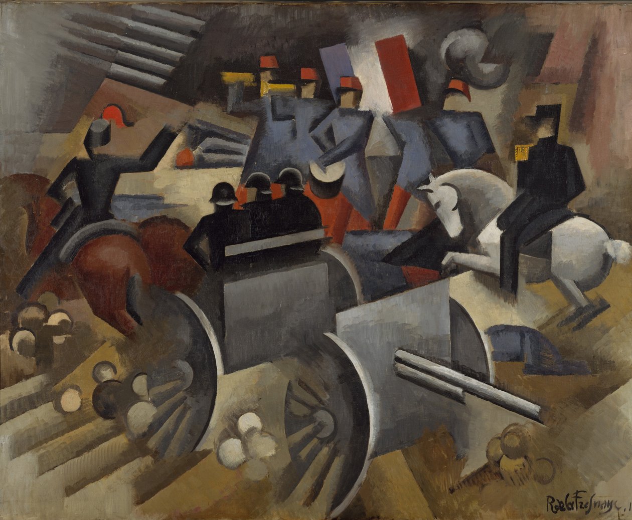 Artlillery, 1911 de Roger de La Fresnaye